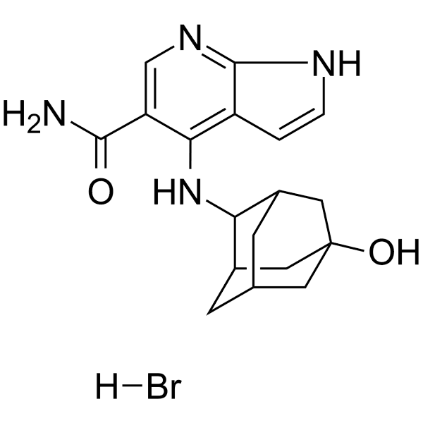 Peficitinib hydrobromide Structure