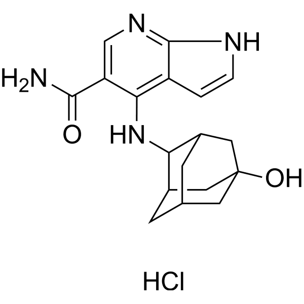 Peficitinib hydrochloride Structure