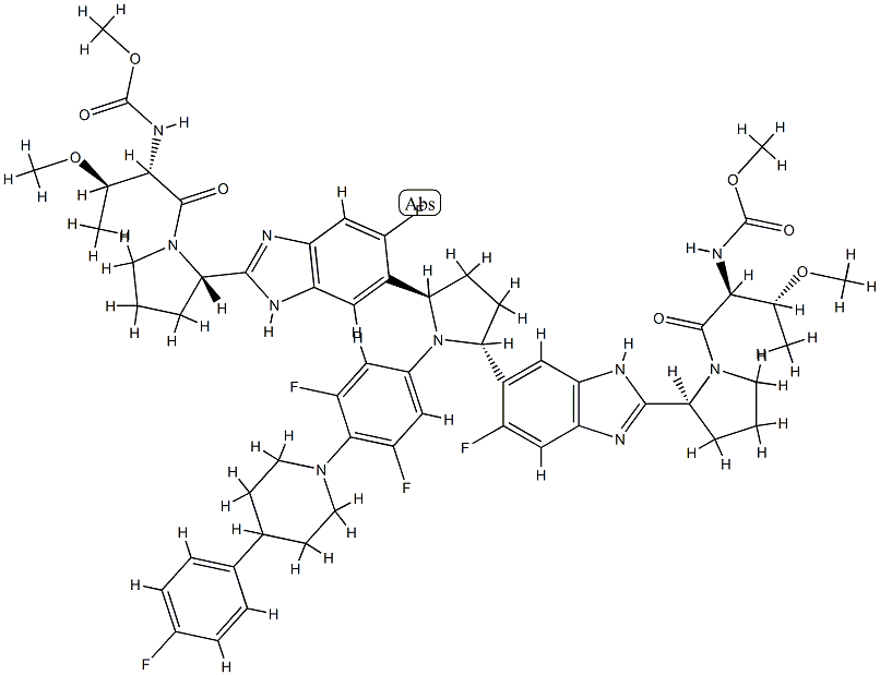 Pibrentasvir (ABT-530) Structure