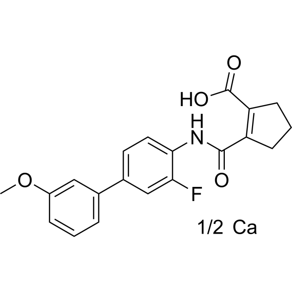 Vidofludimus hemicalcium Structure