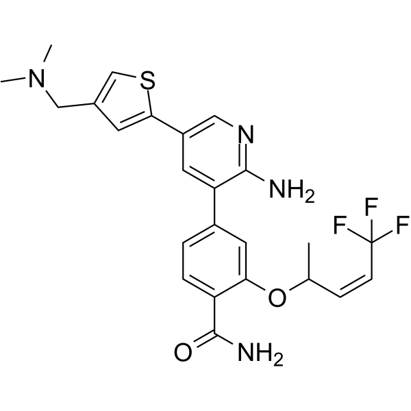 (Rac)-CCT 250863  Structure