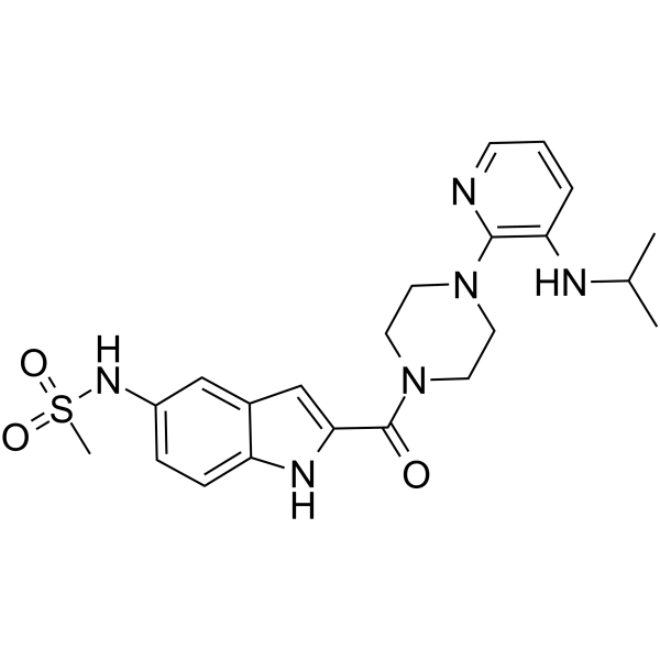 Delavirdine Structure