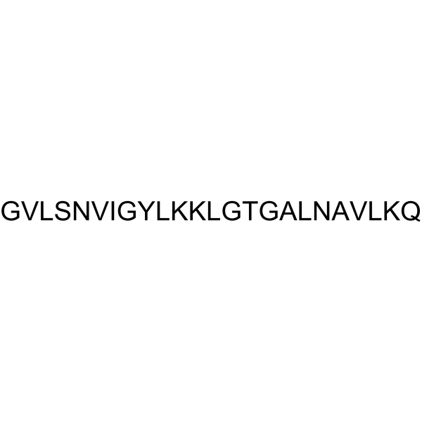 GVLSNVIGYLKKLGTGALNAVLKQ Structure