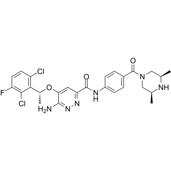 Ensartinib Structure