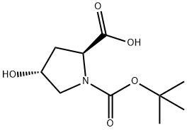 Boc-Hyp-OH Structure