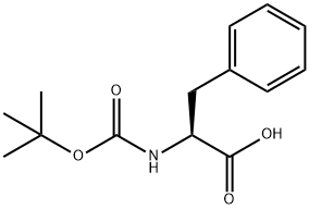 Boc-L-phenylalanine Structure