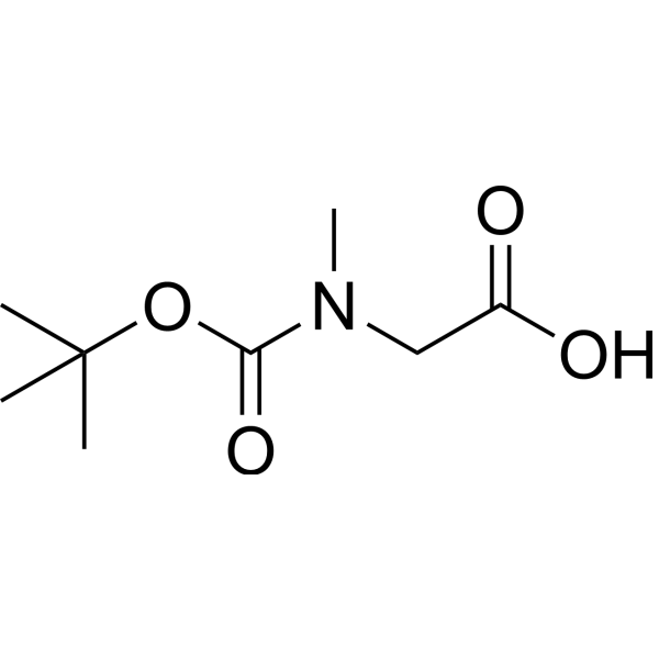 Boc-Sar-OH Structure