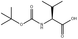 Boc-L-Valine Structure