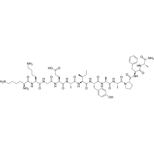 Abl protein tyrosine kinase substrate Structure