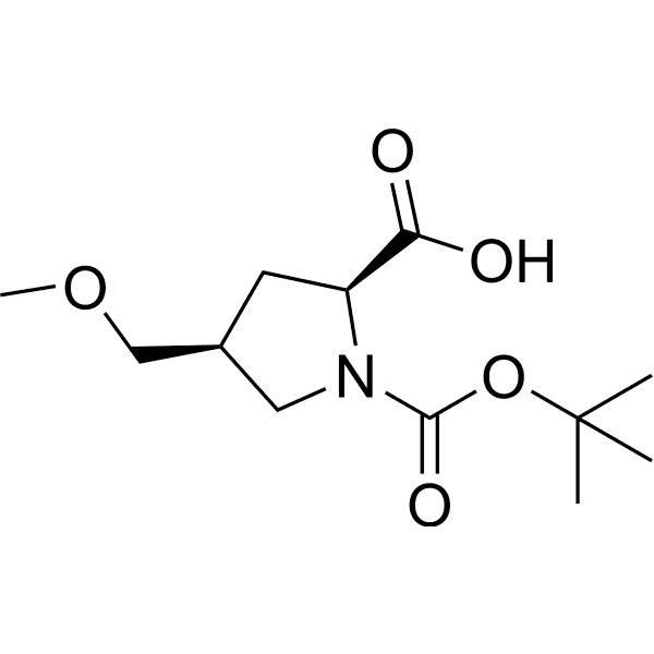 N-Tert-Butoxycarbonyl-(4S)-4-Methoxymethyl-L-proline Structure
