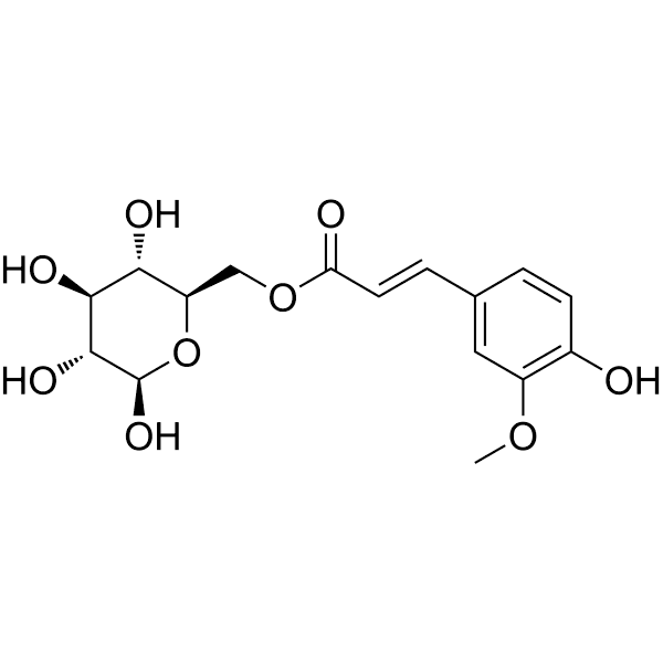 6-O-Feruloylglucose Structure