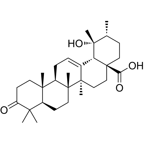 3-Oxopomolic acid Structure