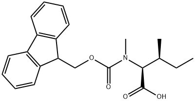 Fmoc-N-Me-Ile-OH Structure