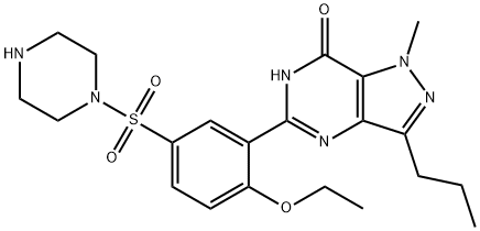 N-Desmethyl Sildenafil Structure