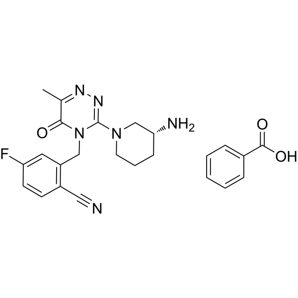 Fotagliptin benzoate  Structure