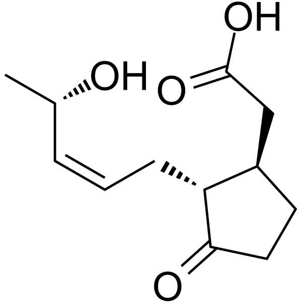 (11S)-(-)-Hydroxyjasmonic acid Structure