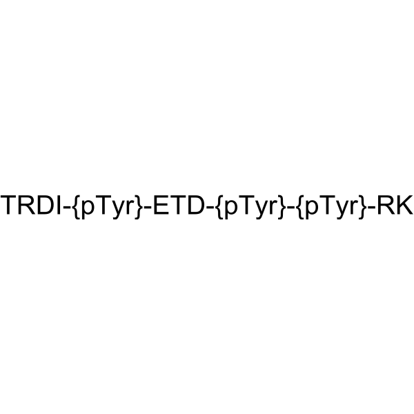 [pTyr1146][pTyr1150][pTyr1151]Insulin Receptor (1142-1153) Structure