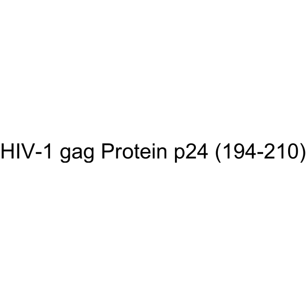 HIV-1 gag Protein p24 (194-210) Structure