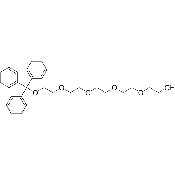 Tr-PEG5-OH  Structure