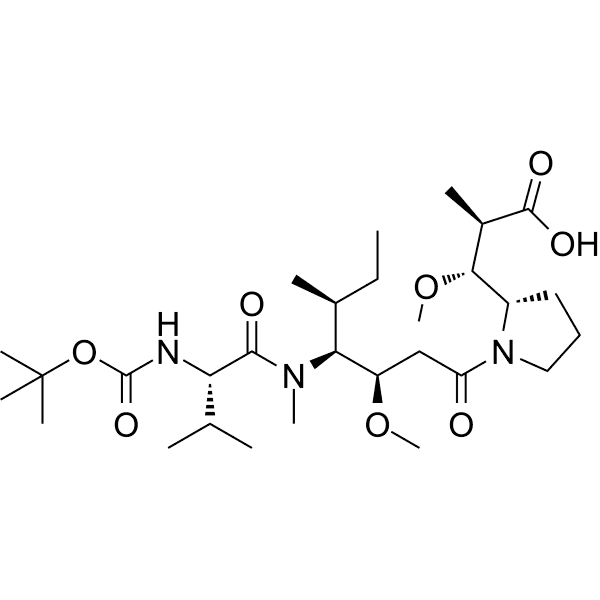 Boc-Val-Dil-Dap-OH  Structure
