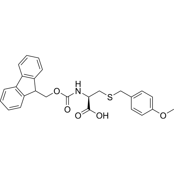 Fmoc-Cys(pMeOBzl)-OH Structure