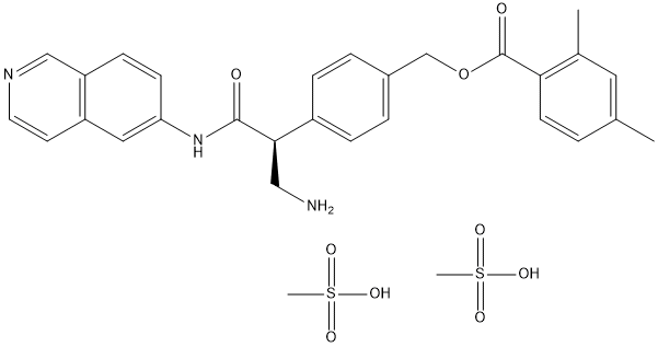 Netarsudil dimesylate Structure