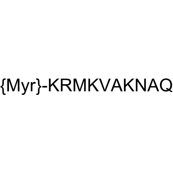 Pep2m, myristoylated Structure