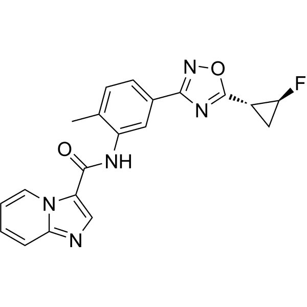 Labuxtinib Structure