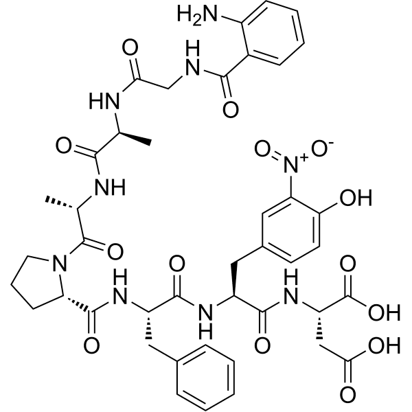 Fluorescent Substrate for Pro-Specific Proteases Structure