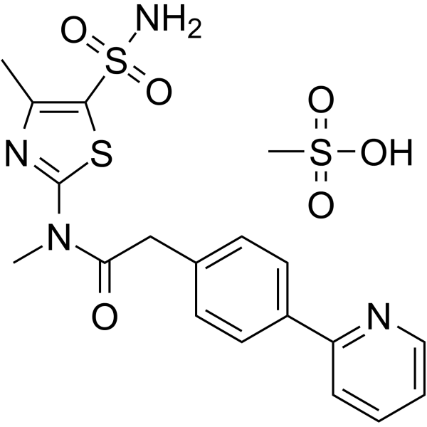 Pritelivir mesylate Structure