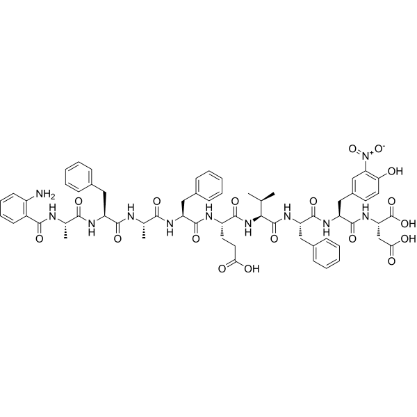 Fluorescent Substrate for Glu-Specific Proteases Structure