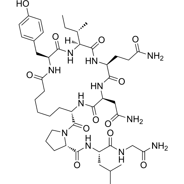 [Asu1, 6]-Oxytocin Structure