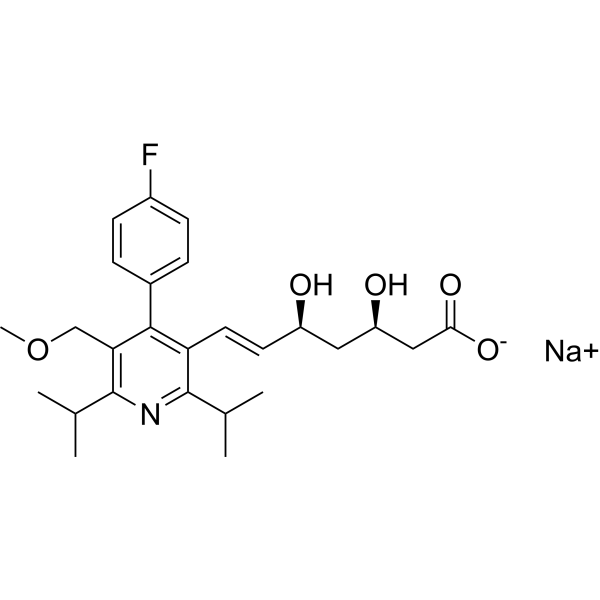 Cerivastatin sodium Structure