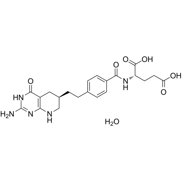 Lometrexol hydrate Structure