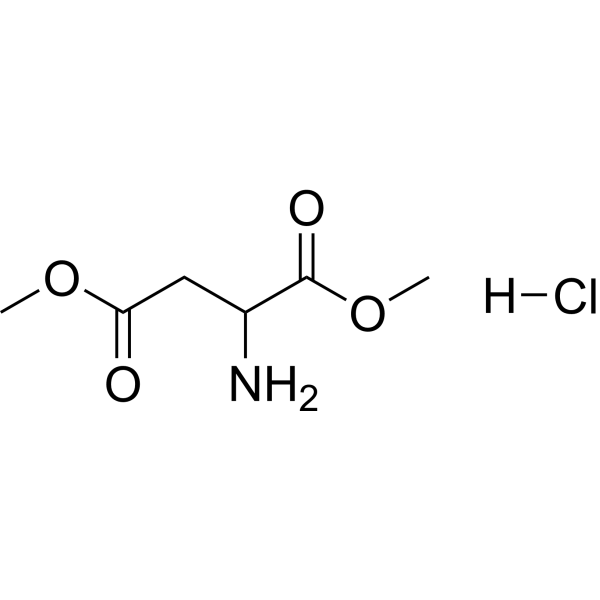 DL-Aspartic acid dimethyl ester hydrochloride Structure