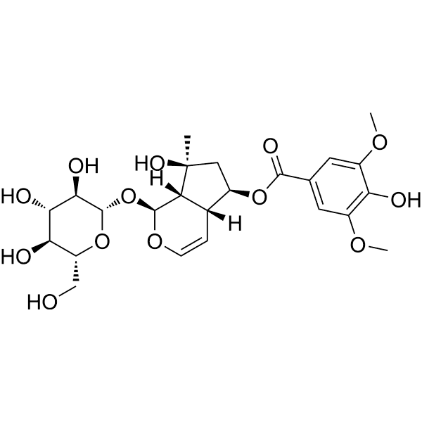 6-O-Syringoylajugol Structure