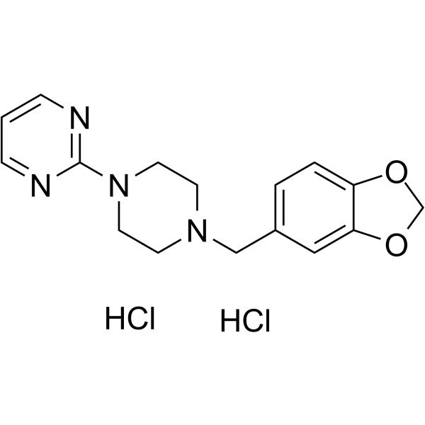 Piribedil dihydrochloride Structure