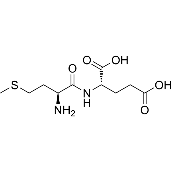 H-Met-Glu-OH Structure