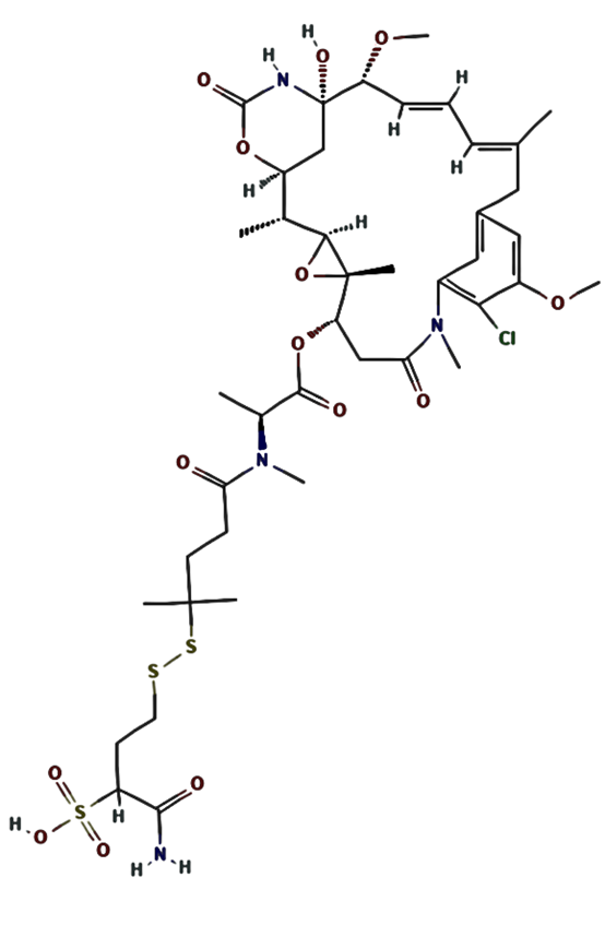 Mirvetuximab soravtansine Structure