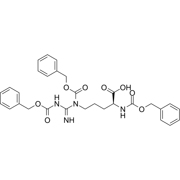 Z-Arg(Z)2-OH Structure