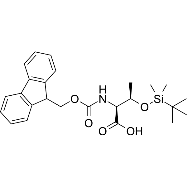 Fmoc-Thr(TBDMS)-OH Structure