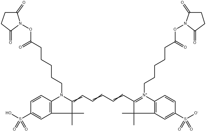 Cy5 DiSE(Di SO3) Structure