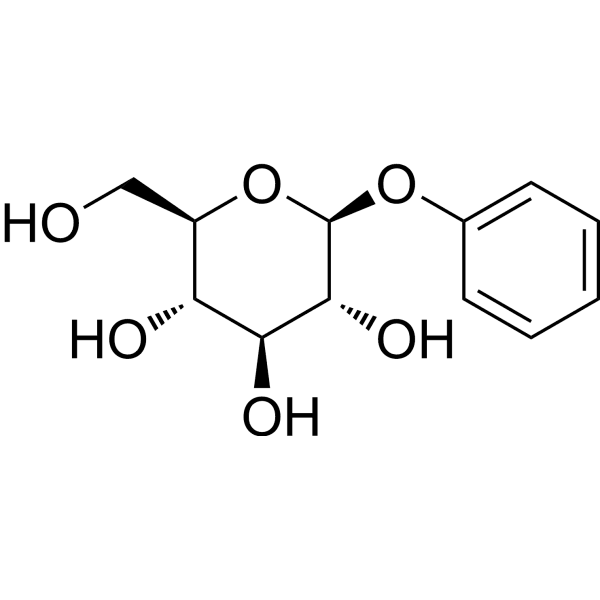 Phenyl β-D-glucopyranoside Structure