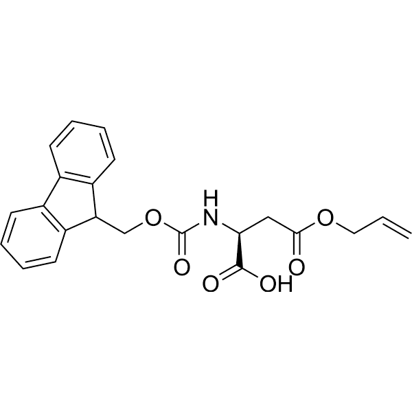Fmoc-Asp(OAll)-OH Structure