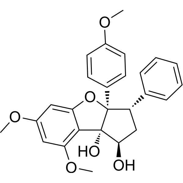 Rocaglaol  Structure