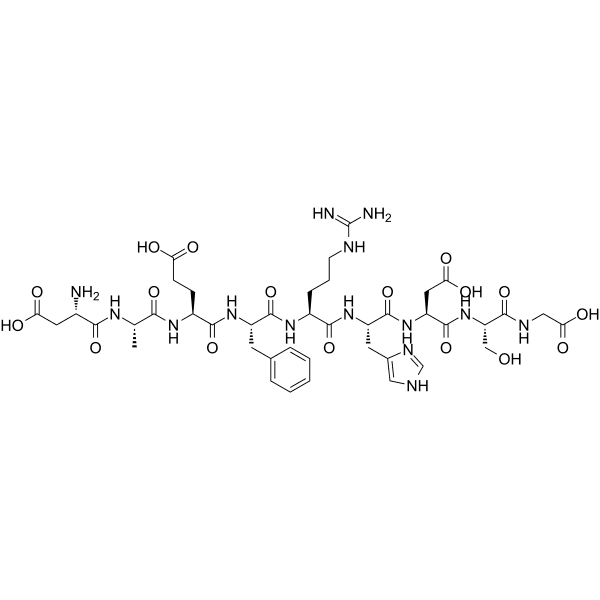 β-Amyloid (1-9) Structure