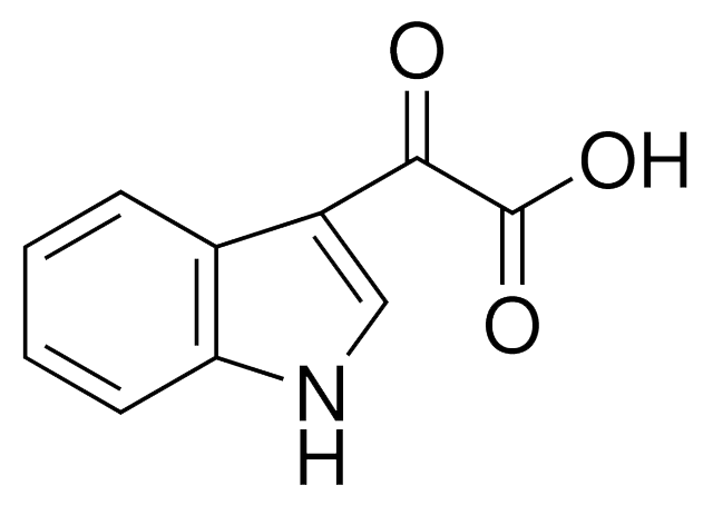 3-Indoleglyoxylic acid Structure