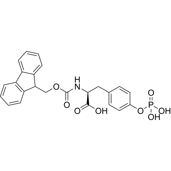 Fmoc-Tyr(H2PO3)-OH Structure