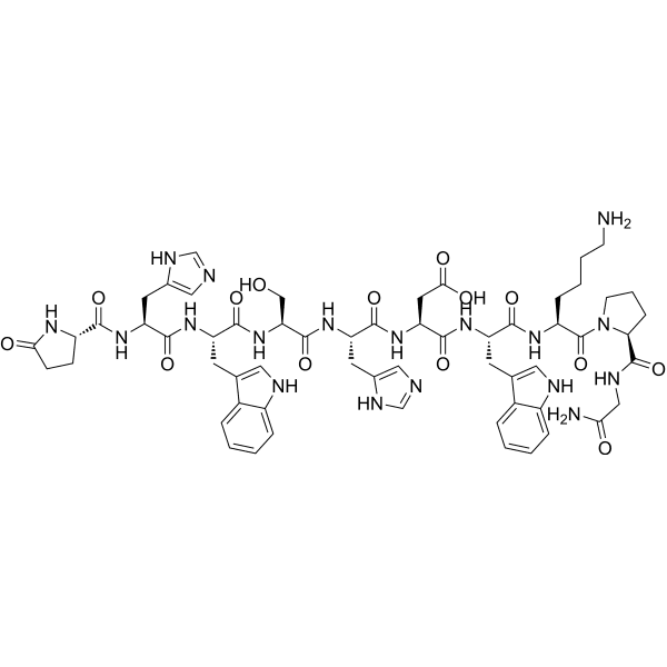 LGnRH-III, lamprey Structure