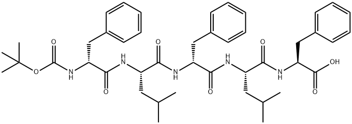 N-Boc-Phe-Leu-Phe-Leu-Phe (Boc2) Structure